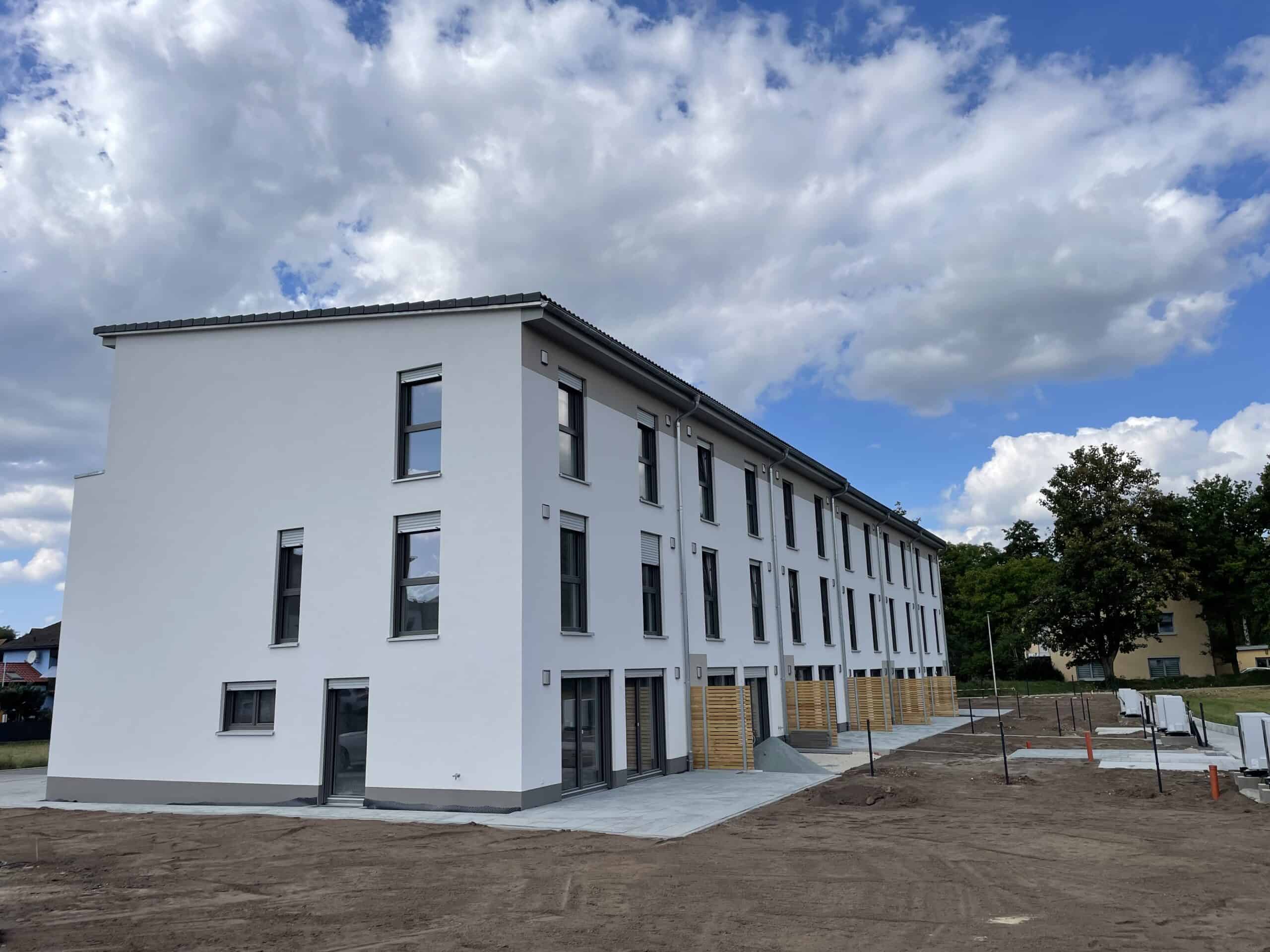 Neubau von 6 Reihenhäusern